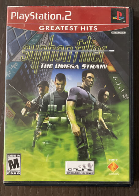 Syphon Filter The Omega Strain Playstation 2 PS2 Black Label Slip