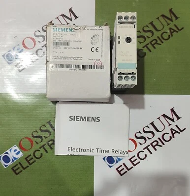 Temporizador electrónico Siemens 3RP1513-1AP30 TEMPORIZADOR 5S-100S VOLTAJE 220VAC/24VDC Foto 1 de 4
