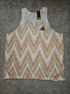 Adidas Singlet Grant Running Tank Size 2XL BNWT - Picture 1 of 7