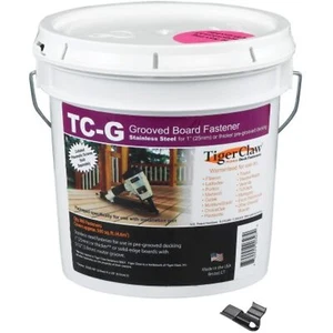 Tiger Claw TC-G Hidden Deck Fasteners, 900 Piece Bulk Pail - Picture 1 of 1