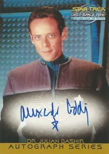 DS9 Star Trek Deep Space Nine MFTF: A1 Alexander Siddig "Bashir" Autograph Card - Picture 1 of 1