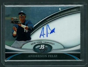2011 BOWMAN PLATINUM ANDERSON FELIZ AUTO ROOKIE REFRACTOR - Picture 1 of 1