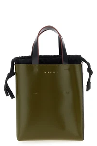 MARNI Museo Mini Green/Brown Top Handle Bag New & Authentic - Picture 1 of 3