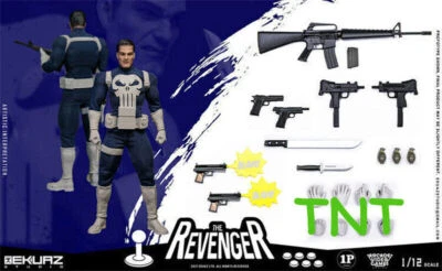 New The Punisher Revenger 1/12 Scale Action Figures EKUAZ STUDIO EKS06 - Image 1 of 4