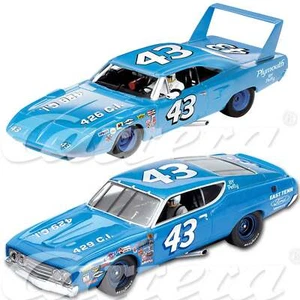 Carrera Richard Petty Plymouth Superbird Ford Torino Talladega 1/32 Slot Car - Picture 1 of 2