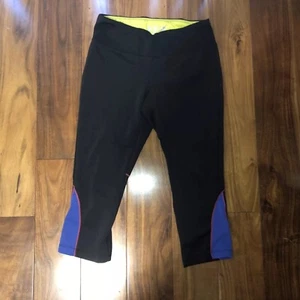 New Balance Active Women Workout/ Yoga Pants SZ M Gray/Purple - Picture 1 of 4