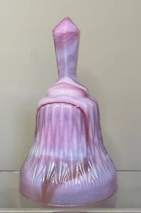 Akro Achat | rosa rot & weiß Schlacke Glasglocke - Bild 1 von 3