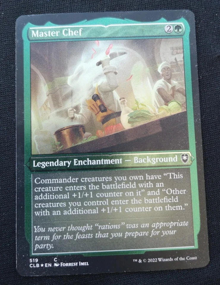 Master Chef - Etched Foil - CLB - NM Unplayed - EN - 519 - Image 1 of 1