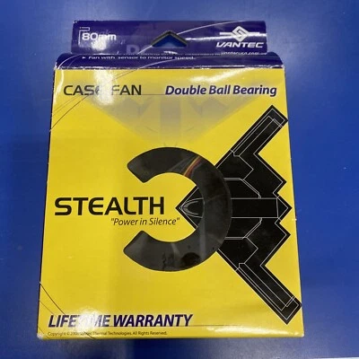 Vantec SF9225L 92x92x25mm Double Ball Bearing Stealth Silent Quiet Case Fan 92mm - Image 1 of 2