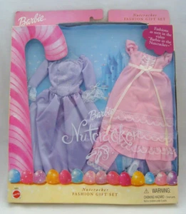 Barbie Cascanueces 2001 conjunto de regalo de moda 68801 incluye 2 vestidos y 2 zapatos nuevo en paquete - Imagen 1 de 16
