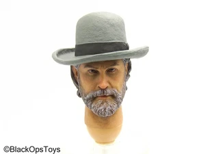 1/6 Scale Toy Dr Cowboy - Male Bearded Head Sculpt w/Hat - Picture 1 of 7
