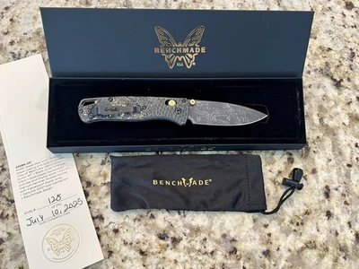 Benchmade 535BK-251 Gold Class Bugout #128 of 250 Limited Edition   - Image 1 of 4