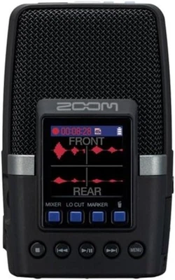 Zoom H2essential  Handy Recorder Black Black 9 different microphone patterns - Image 1 of 4