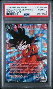 2024 DBS Masters Son Goku, Attack to Save the World BT25-009 SPR PSA 10 GEM MINT - Picture 1 of 2