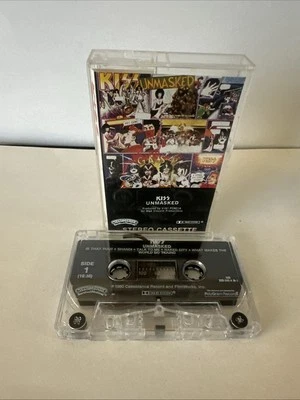 KISS Unmasked Cassette Tape Casablanca Very Good Condition VTG HTF - Image 1 of 4