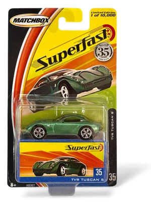 Matchbox Superfast #35 2004 verde TVR Toscan S edición limitada 1 de 10.000 Foto 1 de 4