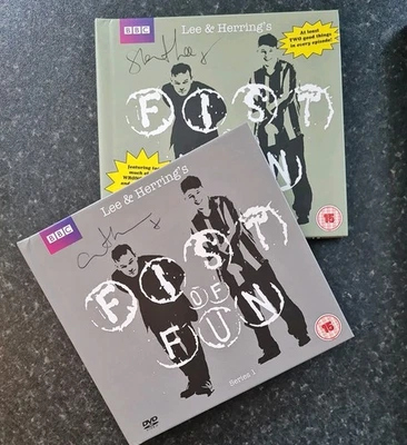 Fist of Fun deluxe DVD sets series 1 and 2 (Signed  by Stuart Lee) - Image 1 of 4