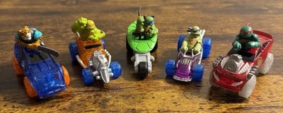 Viacom Teenage Mutant Ninja Turtles 2014 ~ Juego de 5 autos ~ Usado ¡Excelente estado! Foto 1 de 4