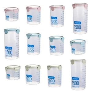 Odor Resistant Clear Storage Container For Bulk Foods Spices Classroom Supplies - Picture 1 of 12