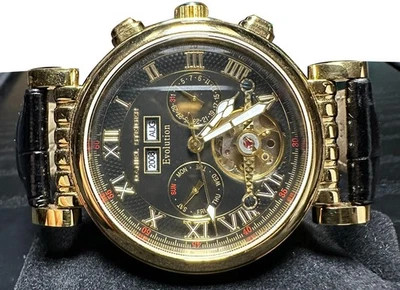 Daniel Steiger DS2084M Evolution Dorado/Negro Automático 35 Joyas Multifunción Foto 1 de 4