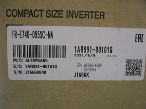 Inversor FR-E740-095SC-NA NUEVO MITSUBISHI FRE740095SCNA - Imagen 1 de 3