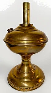 Aladdin Model 6 Kerosene Oil Lamp Brass 1914 - 17 Antique Center Draft Nice Cond - Picture 1 of 9