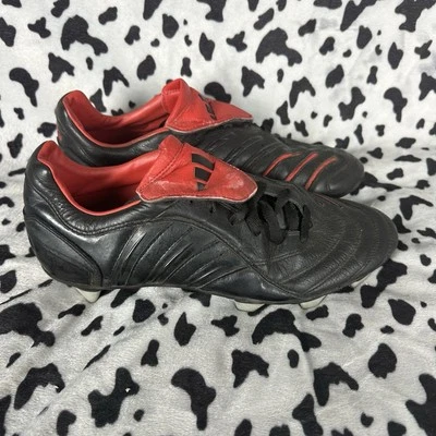 *RAR* Adidas Predator Pulse II Fußballschuhe 2005 Blackout FG Gr. 9 Beckham Vintage - Bild 1 von 4