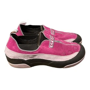 Crocs Shoes Girl's Size 3 Dawson Slip on Removable Fleece Suede Pink - Picture 1 of 5