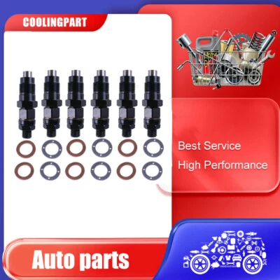 Set of 6 Diesel Fuel Injectors suits Toyota Coaster HZB50 6cyl 4.2L 1HZ 1993~03 - image 1 of 4