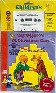 Vintage Mr. Magoo's A Christmas Carol Book & Cassette BRAND NEW - Bild 1 von 2