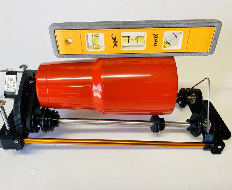 Acessório rotativo K40 K-12 projetado para qualquer Láser com motor de passo Nema 17 - Imagem 1 de 4