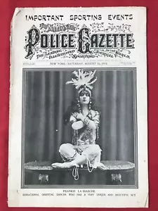 Polizeiblatt 15. August 1914 Jim Coffey Frankie La Marche - Bild 1 von 12