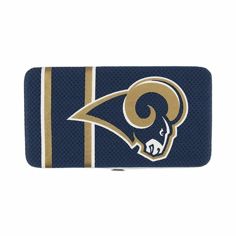 Los Angeles Rams Logo Hard Shell Mesh Women's Wallet FREE SHIPPING Cover