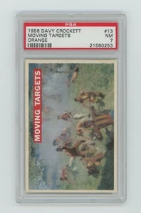 1956 Topps Davy Crockett Moving Targets #13 Orange PSA 7 NM Graded Card - Picture 1 of 2