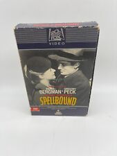 SPELLBOUND VHS  Peck Bergman Hitchcock Original 1982 Release Side Opening Box