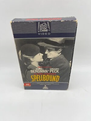 SPELLBOUND VHS  Peck Bergman Hitchcock Original 1982 Release Side Opening Box - Image 1 of 4