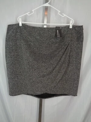 Lane Bryant Tweed Faux Wrap Skirt Plus Size 28 New  - Image 1 of 4