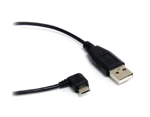 30cm 1FT, Short 90 Degree Micro USB Cable Fast Charging & Data Sync Cable - Picture 1 of 9