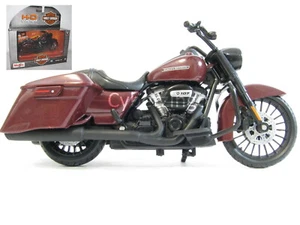 Harley Davidson 2017 Road King Special Burgundy 1:18 Scale Maisto Motorcycle - Picture 1 of 12