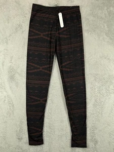 Always Damen Leggings ONE SIZE Schwarz Braun Western Neutw Pull On Strick Freizeit - Bild 1 von 10