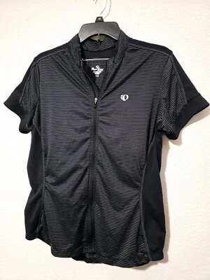 Pearl Izumi Cycling Jersey Bike Shirt Athletic Top Size XL Black Women's - Image 1 of 4
