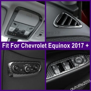 Carbon Fiber Interior Accessories Air Cover Trim For Chevrolet Equinox 2018-2022 - Bild 1 von 16