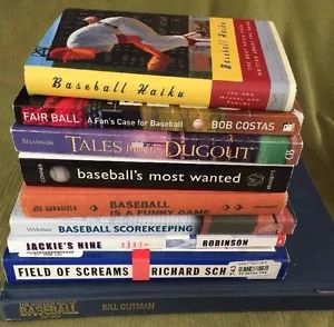 Lot (10) BOOKS On BASEBALL Exc Cond. Some Vintage Garagiola Robinson - Picture 1 of 3