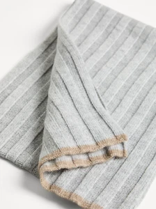 Brunello Cucinelli Ribbed Cashmere Scarf M2240819 - Picture 1 of 4