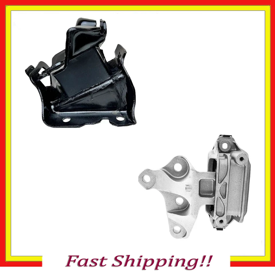 Montaje de motor delantero derecho y derecho para 06-16 GMC Savana 2500 3500 4500 6,6 L 2 piezas Foto 1 de 4