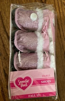 Zapatos Smoochie Pooch Rosa Brillo Perro Talla Pequeña Foto 1 de 4