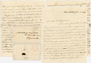 1834 FAMILY LETTER to MRS COLONEL MACPHERSON CAMPBELTOWN PLYMOUTH PRIVATE TREATY - Picture 1 of 7