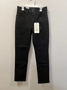 Jeans donna Levi’s 724 vita alta dritto nero taglia 28x30 - Foto 1 di 9
