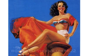 Neu Pinup Mädchen Poster 11x17 Vintage Kunst Retro Zoe Mozert Glamour Badeanzug Strand - Bild 1 von 1
