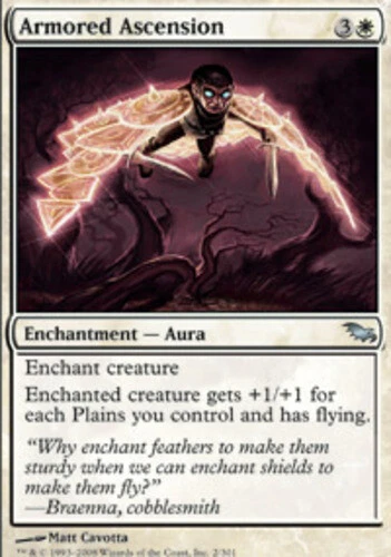 Armored Ascension ~ Near Mint Shadowmoor MTG Magic UltimateMTG White Card - Image 1 of 1